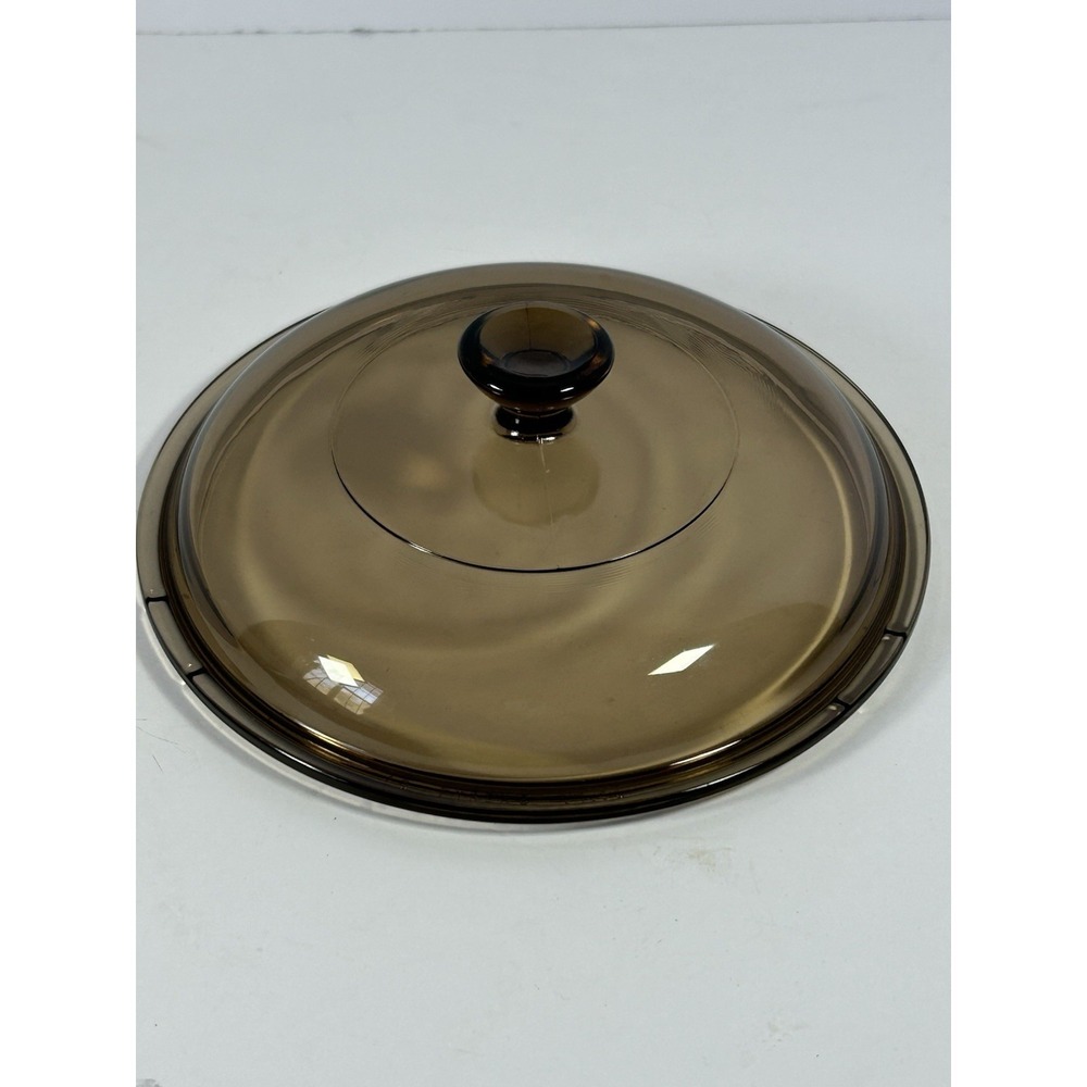 PYREX Visions V 1.5 C Amber Brown Glass Replacement Lid Only For 1.5 L Sauce Pan